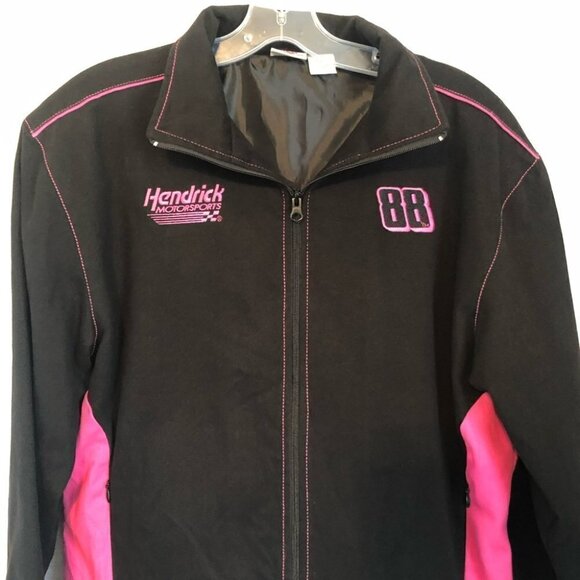 Nascar Ladies Bomber Jacket Black #88 Hendrick Motorsports Ladies M - Picture 3 of 16